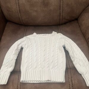 Ralph Lauren Cream Cable Knit Sweater